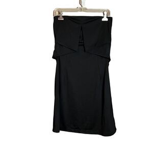 ‎NWT! V fish black strapless mini dress